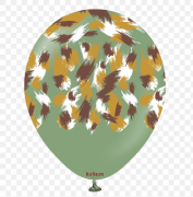 Kalisan Safari Savanna Okaliptus Baskılı Balon 25'li