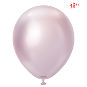 18'' Mirror Balloons Pink Gold 1 ADET