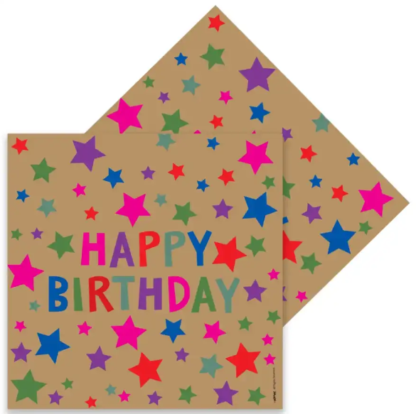Happy Birthday Yıldızlar Peçete 16'lı