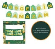 Hoş Geldin Ramazan Yeşil Banner 5889