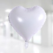 18'' Kalp Beyaz Folyo Balon 1 ADET