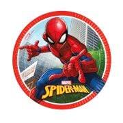 Spiderman Karton Tabak 23 cm 8'li