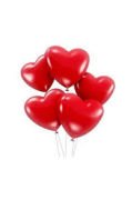 B.E.  5'' Kırmızı Kalp Lateks Balon 100'lü