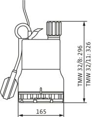 Wilo TMW 32/11 Az Kirli Sular için Flatörlü Monofaze Dalgıç Pompa