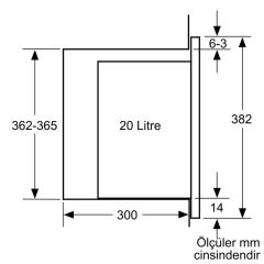 Siemens BF525LMW0 20 lt Beyaz Mikro Dalga Fırın