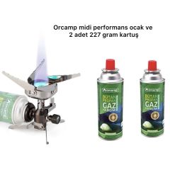 ORCAMP MİDİ PERFORMANS OCAK VE 2 ADET 227 GRAM KARTUŞ