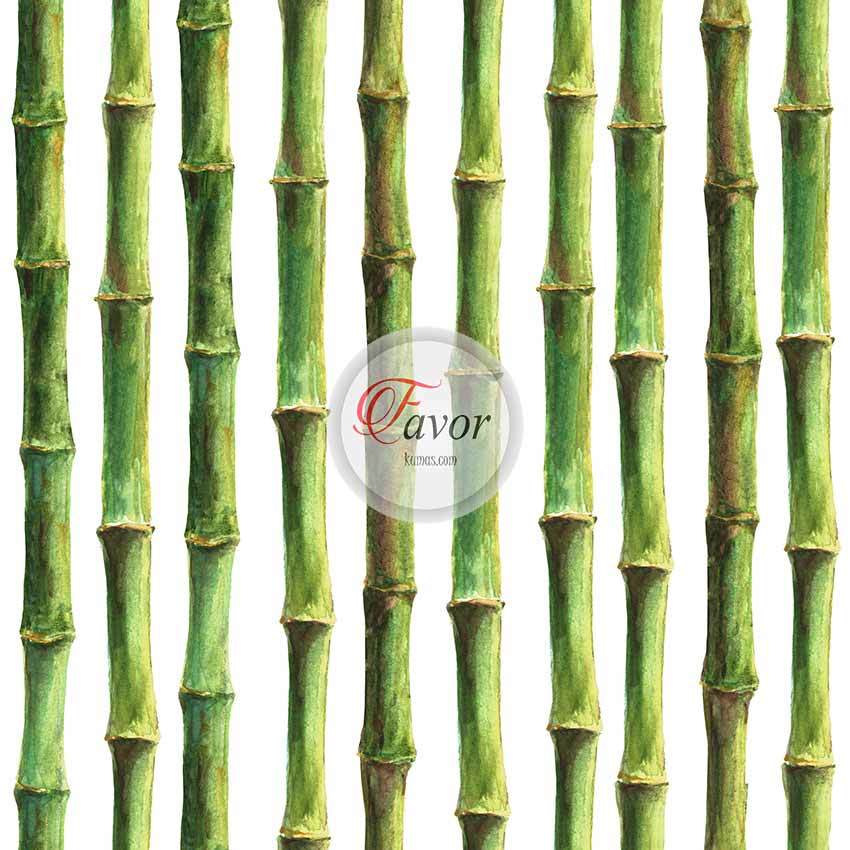 Bambu Desenli Kumaş