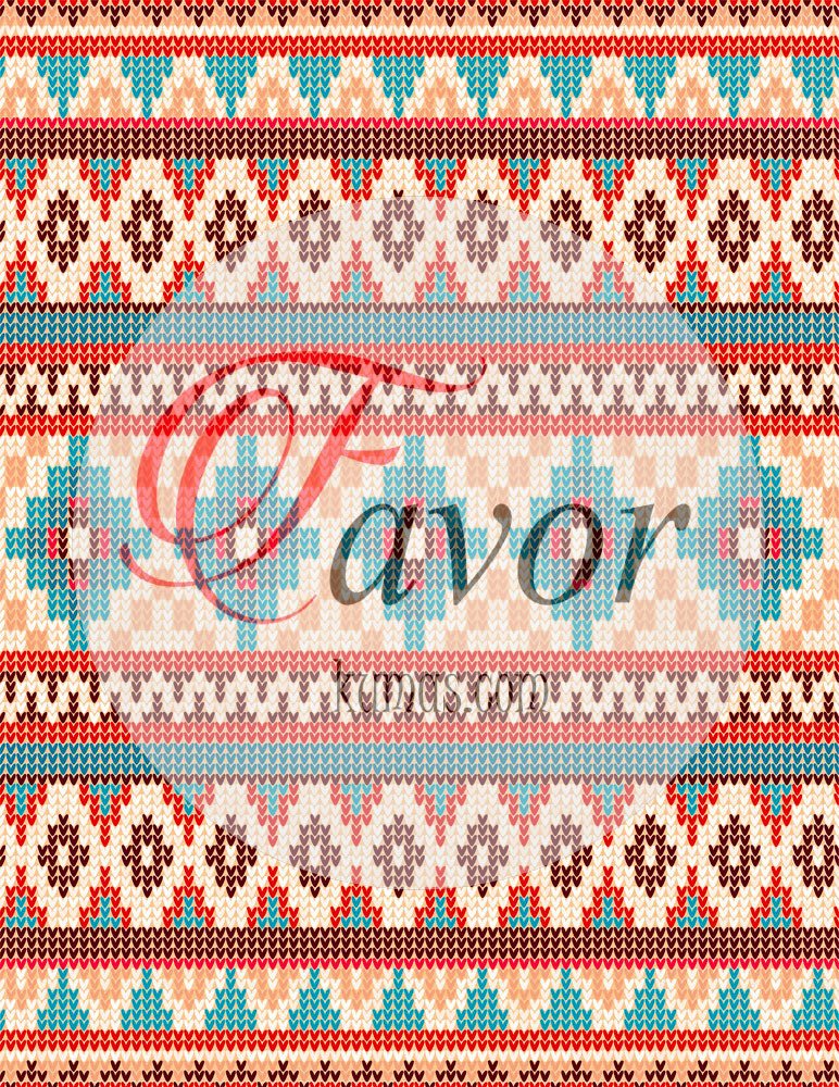 Kilim Desenli Kumaş 3
