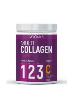 Voonka Multi Collagen Powder Vitamin C 300 gr Takviye Edici Gıda