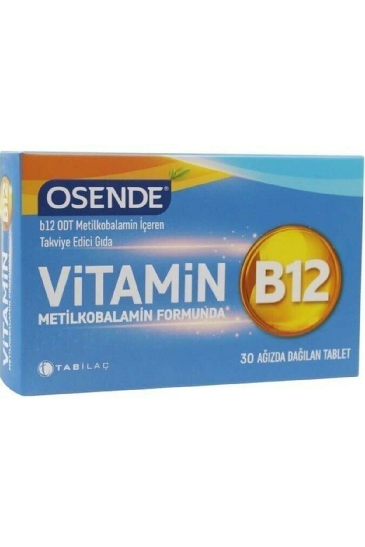 Osende Vitamin B12 30 Tablet-Besin Takviyesi