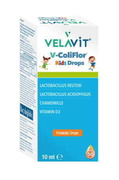 Velavit V-ColiFlor Kids Drops Probiyotik Damla 10 ml