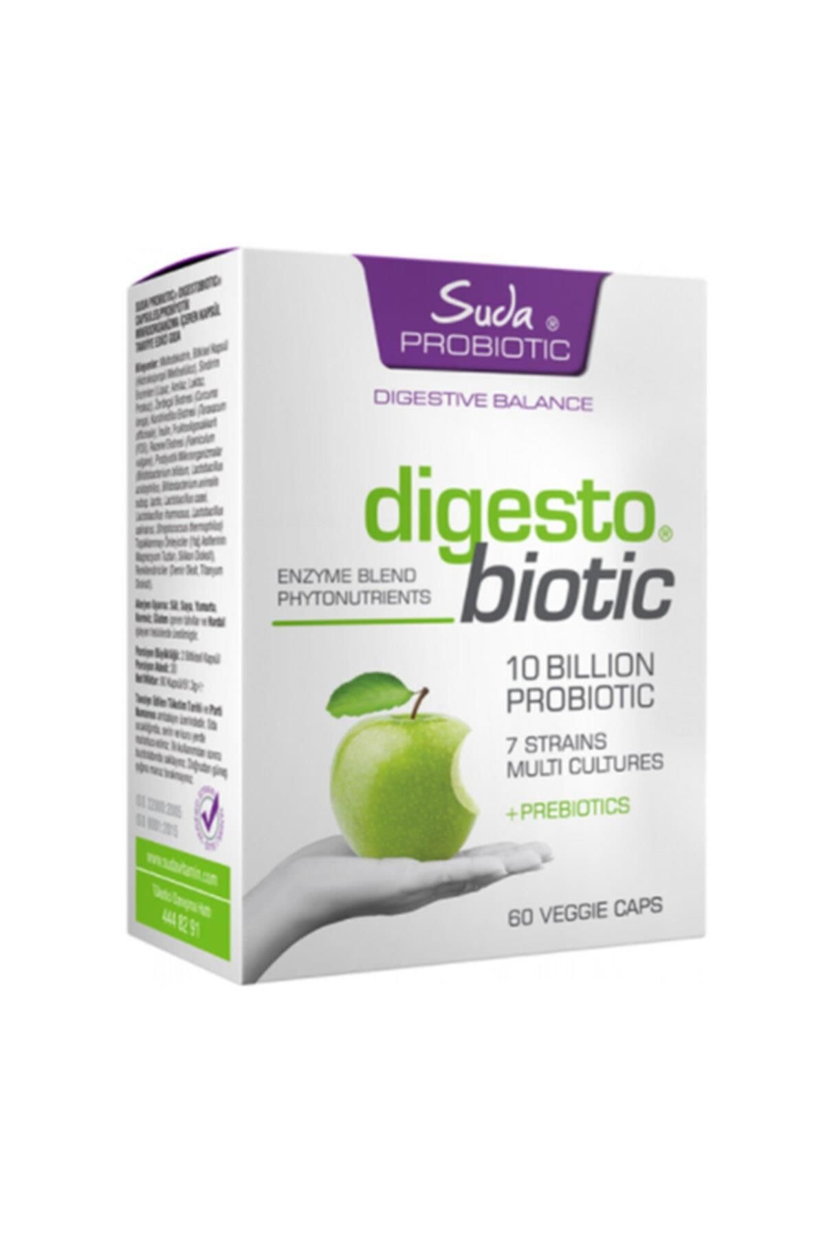 Suda Probiotic Digestobiotic 60 Kapsül-Probiyotik