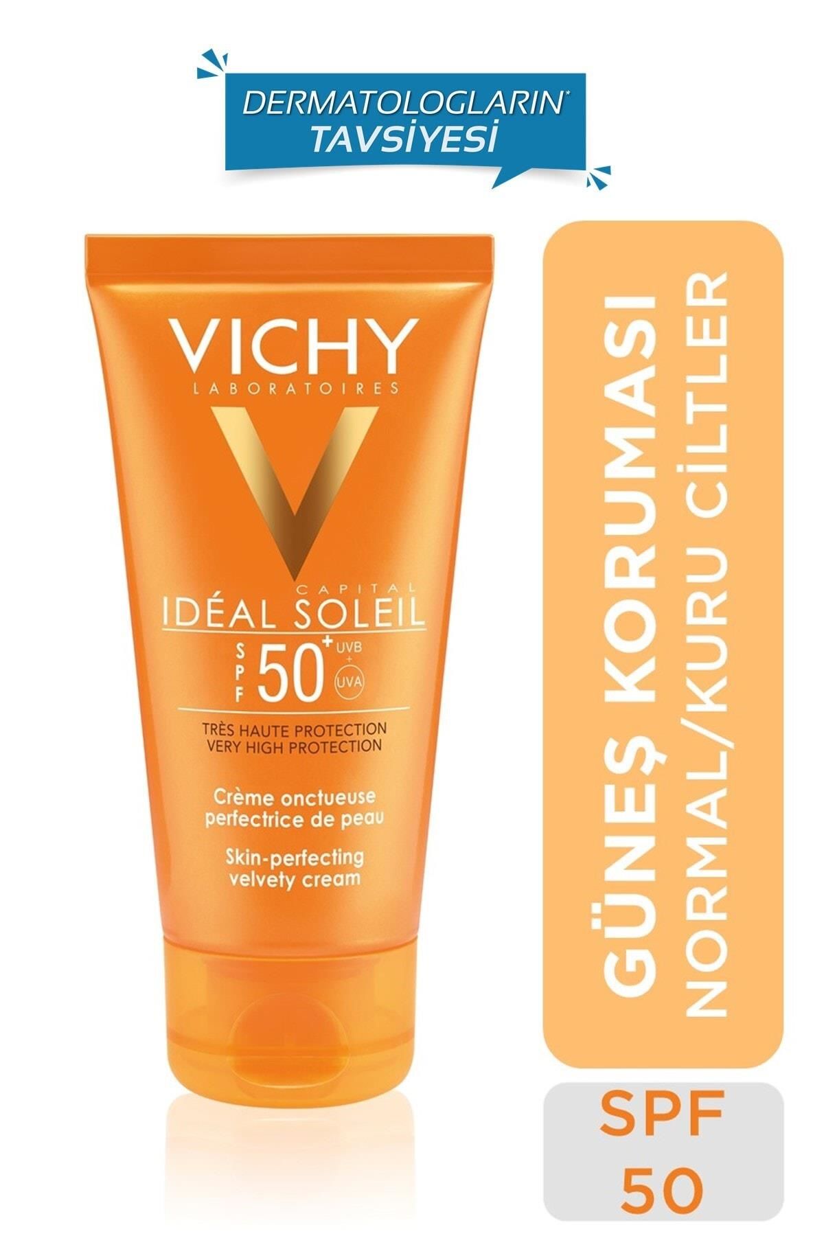 Vichy Velvety Cream SPF50+ 50ml-Güneş Koruyucu Krem