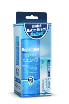 Bepanthol Derma Arındırıcı Canlandırıcı Yüz Temizleme Jeli 200 Ml+ Dudak Bakım Kremi