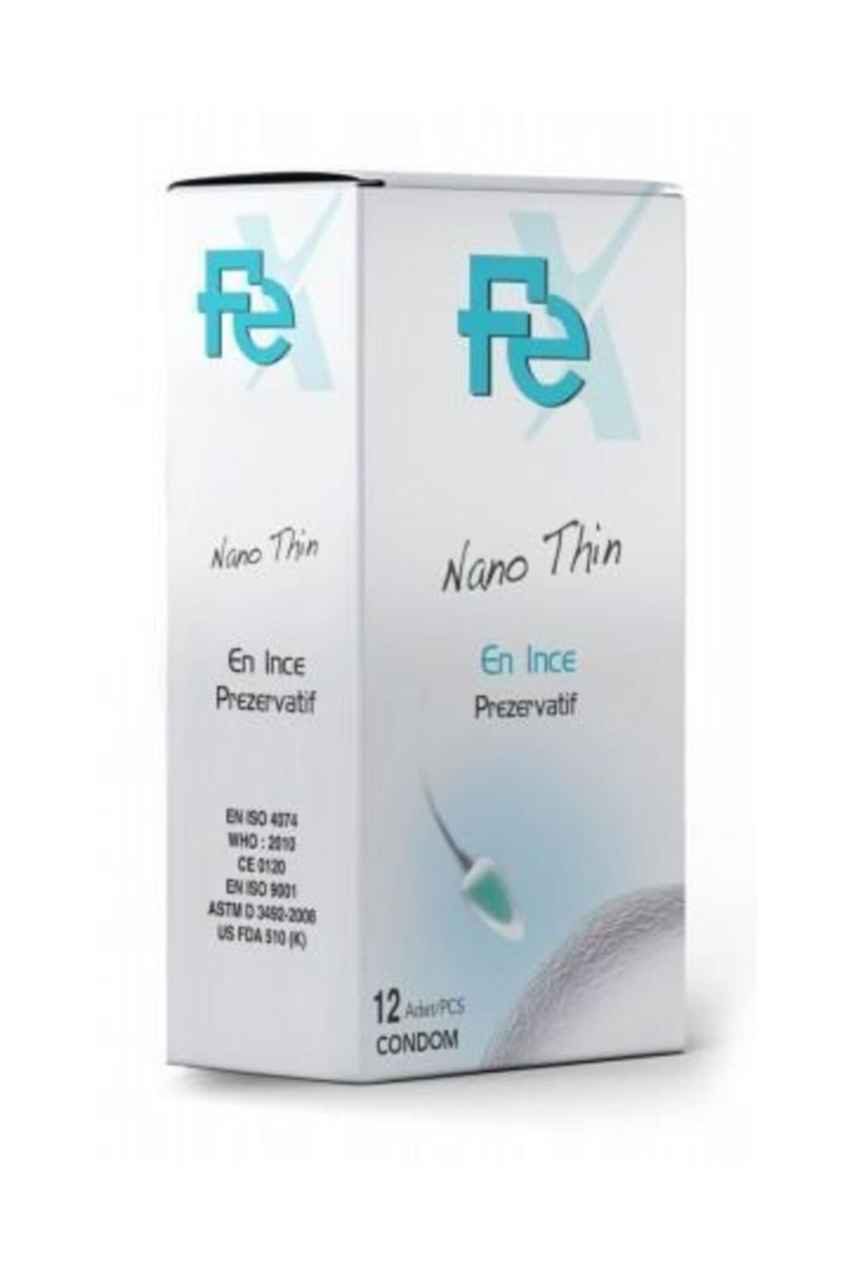 Fe Nano Thin Prezervatif 12 Adet