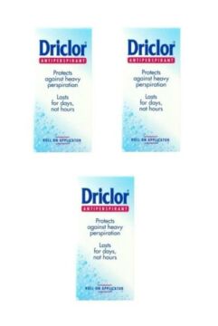 Driclor Solution Roll-on 20 Ml - Antiperspirant X 3 Adet