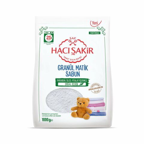 HACI ŞAKİR GRANÜL 1KG MATİK PARFÜMSÜZ 1*6