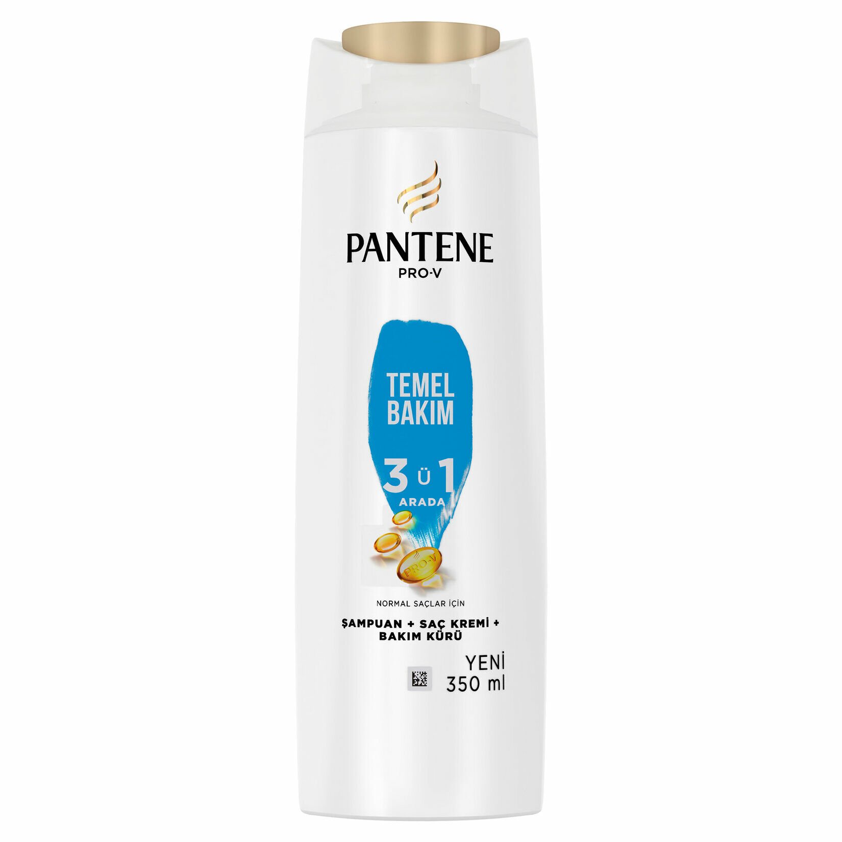 PANTENE ŞAMPUAN 350ML 3/1 TEMEL BAKIM NORMAL SAÇ 1*6