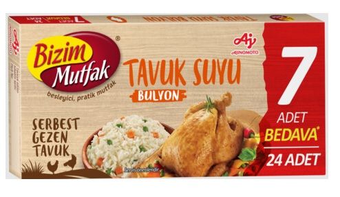 ÜLKER BİZİM B.TAVUK BULYON 24 TABLET GEZEN TAVUK 240GR 6446-13 1*36