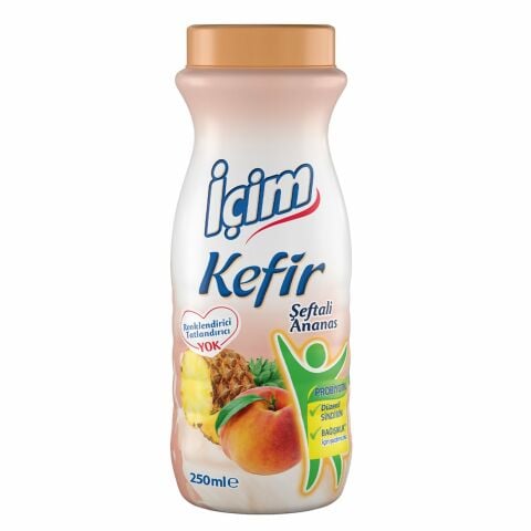 İÇİM KEFİR 250ML ŞEFTALİ&ANANAS 4296-02 1*6