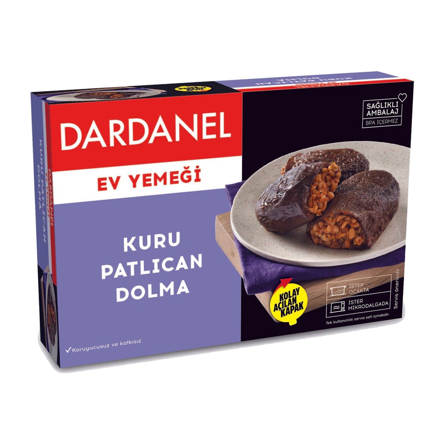 DARDANEL EV YEM.KURU PATLICAN DOLMA 200GR 1*6