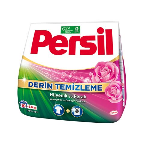 PERSİL M.1.5KG GÜLÜN BÜYÜSÜ DERİN TEMİZLEME HİJYENİK VE FERAH 1*9