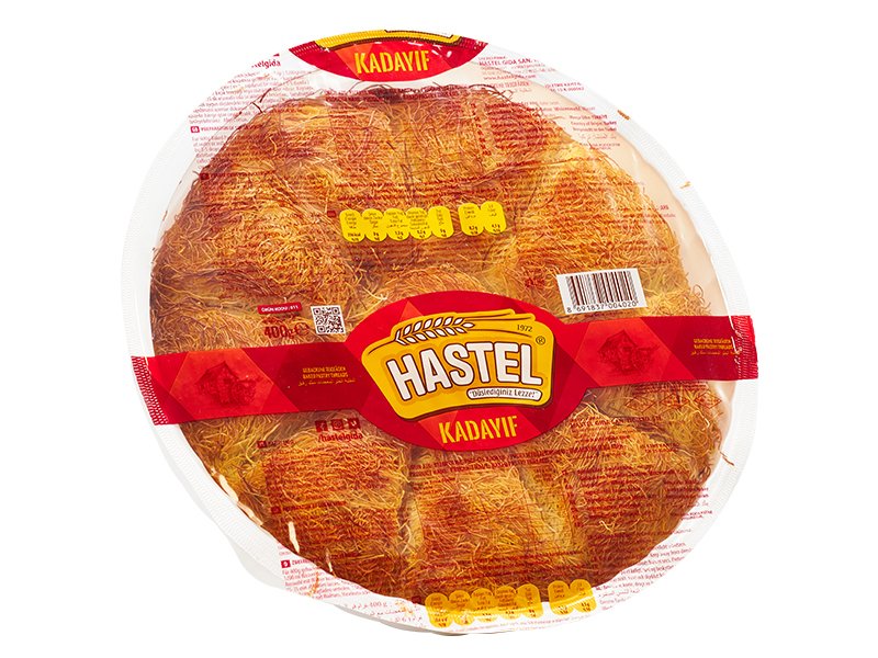 HASTEL KADAYIF LÜKS TEPSİ 400G 1*12