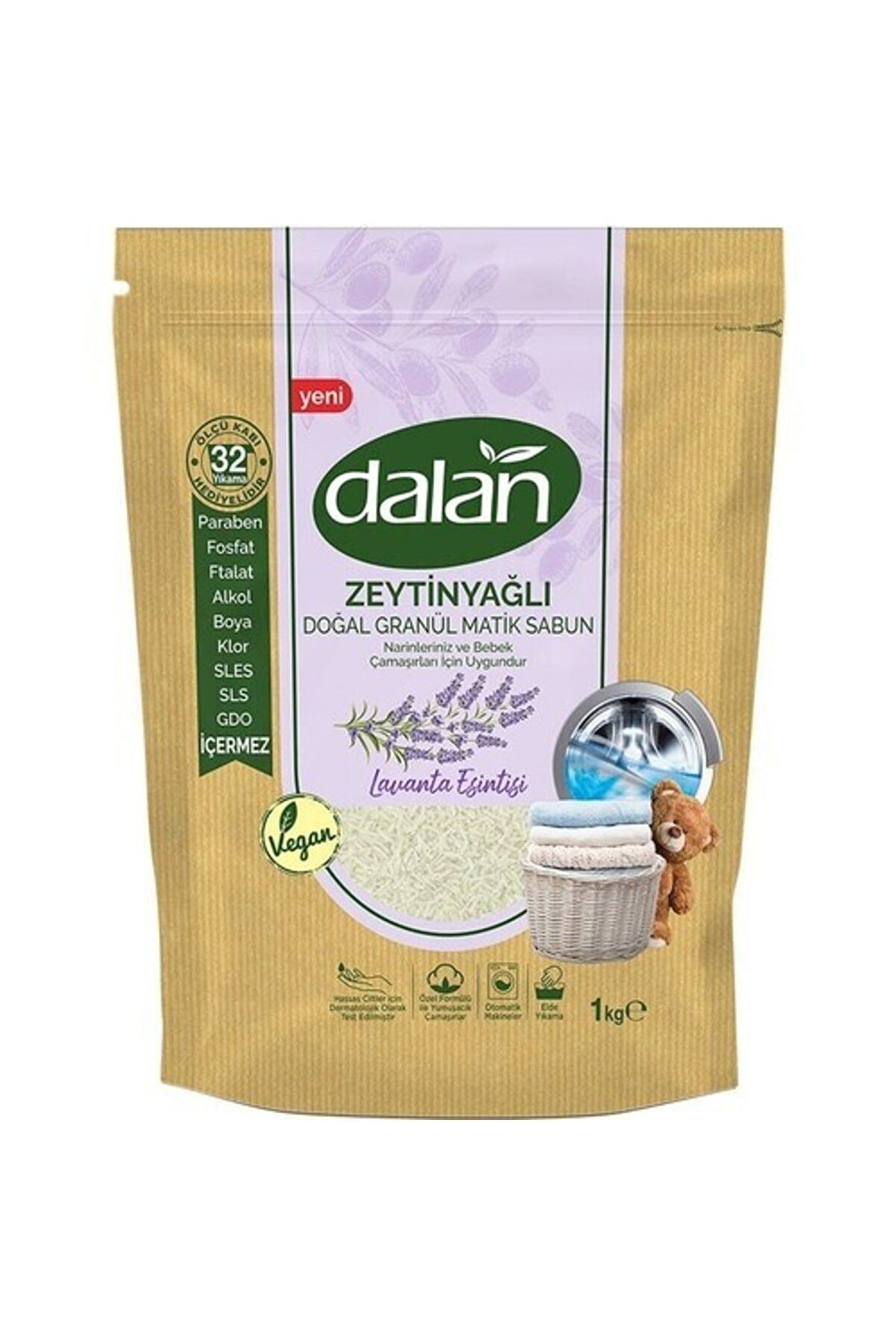 DALAN SAB.GRANÜL MATİK 1KG LAVANTA 1*6