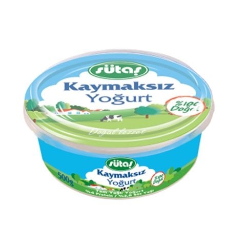 SÜTAŞ YOĞURT 500GR KAYMAKSIZ