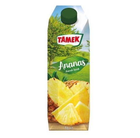 TAMEK MEYVE SUYU 1L. M.ANANAS AROMALI 1*12