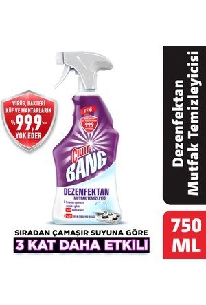 CILLIT BANG 750ML SPR.DEZENFEKTAN MUTFAK TEM.1*12