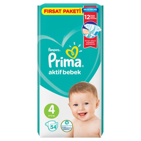 PRİMA FIRSAT PAKETİ 4MAXİ 54'LÜ 9-14KG 1*3