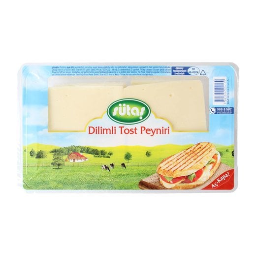 SÜTAŞ KAŞAR PEYNİRİ 350GR DİLİMLİ TOST PEYNİRİ