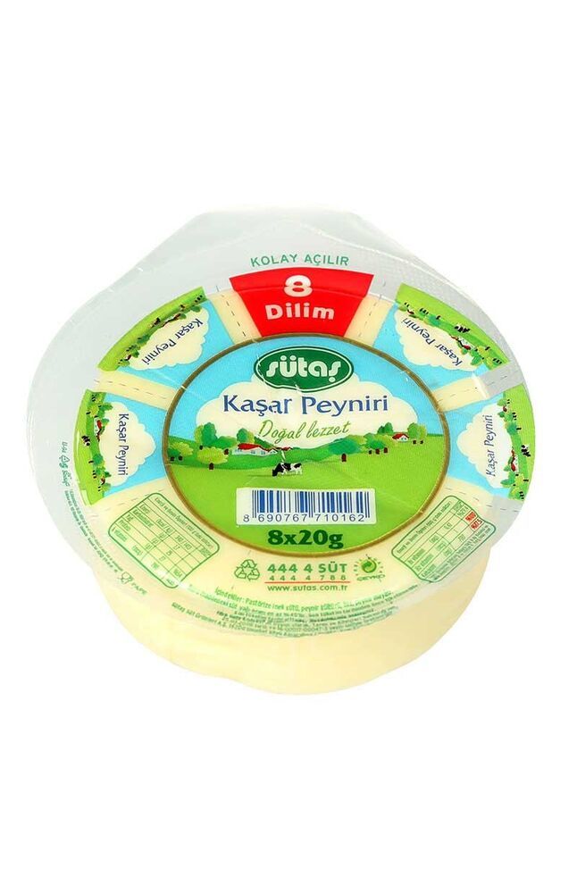 SÜTAŞ KAŞAR PEYNİRİ 150GR 8DİLİMLİ