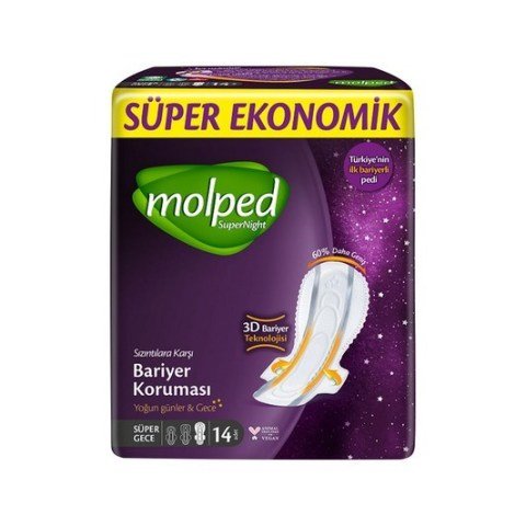 MOLPED SÜPER EKO NİGHT 4GECE SÜPER 14'LÜ 1*16