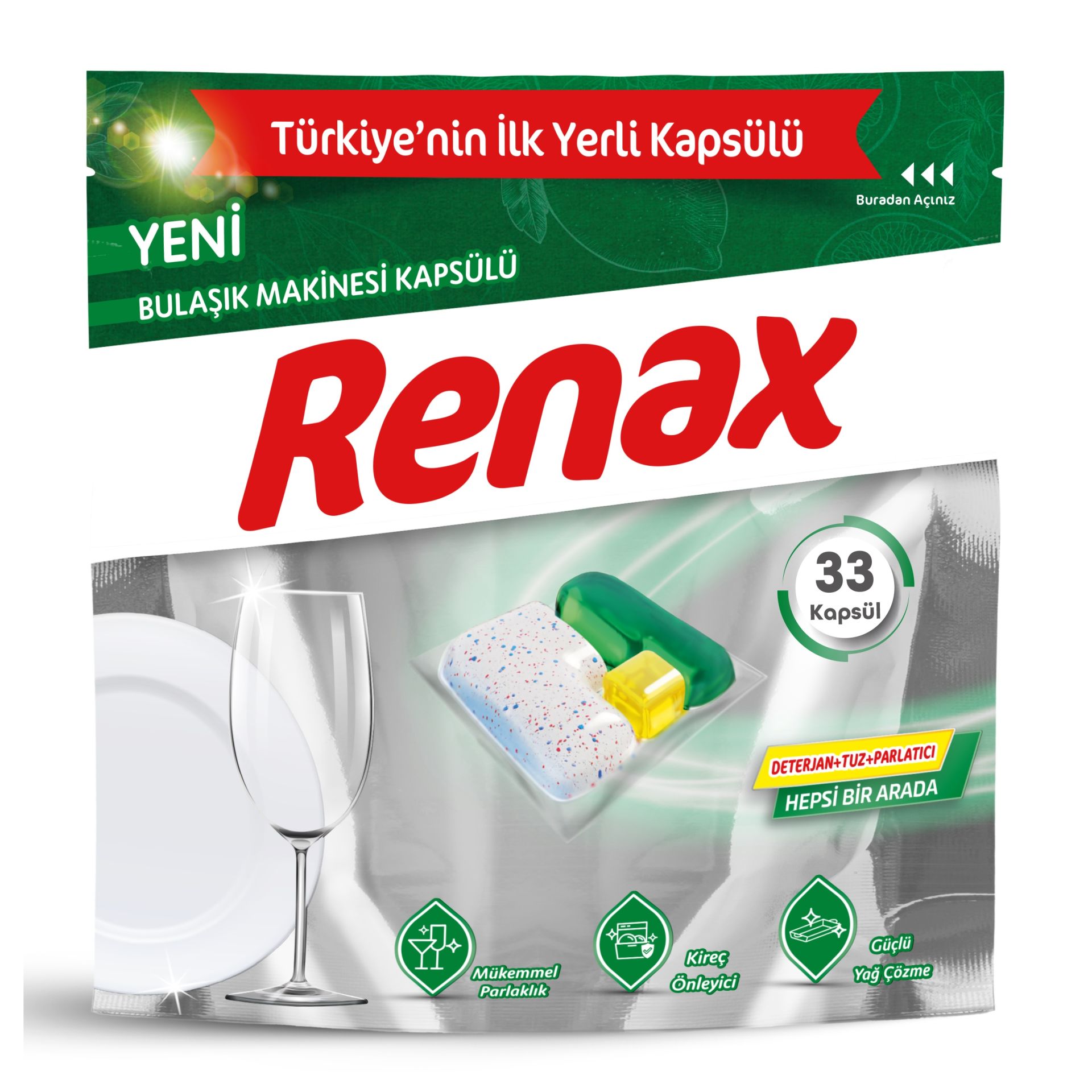 RENAX BUL.KAPSÜL H1A 33'LÜ 346G 1*6