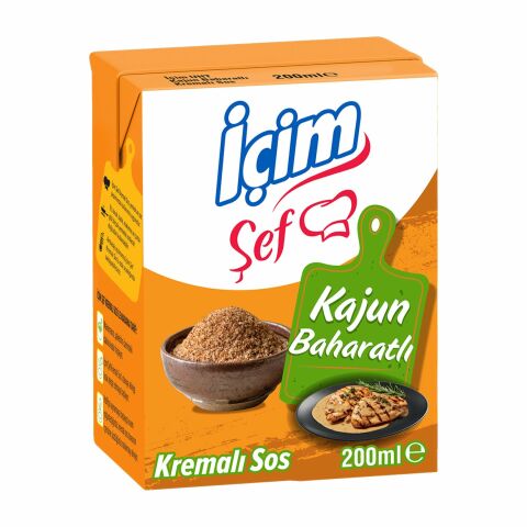 İÇİM KREMA ŞEF KAJUN KAJUN BAH. 200ML 4416-03 1*27