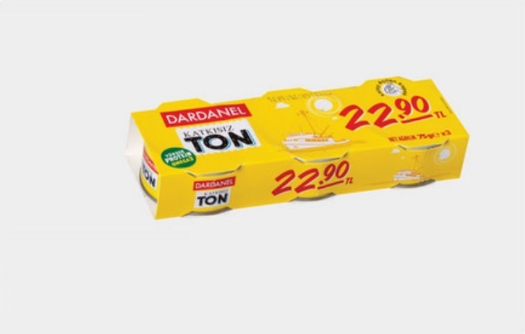 DARDANEL TON EKO 3 LÜ 75G KATKISIZ EKO SARI 1*16