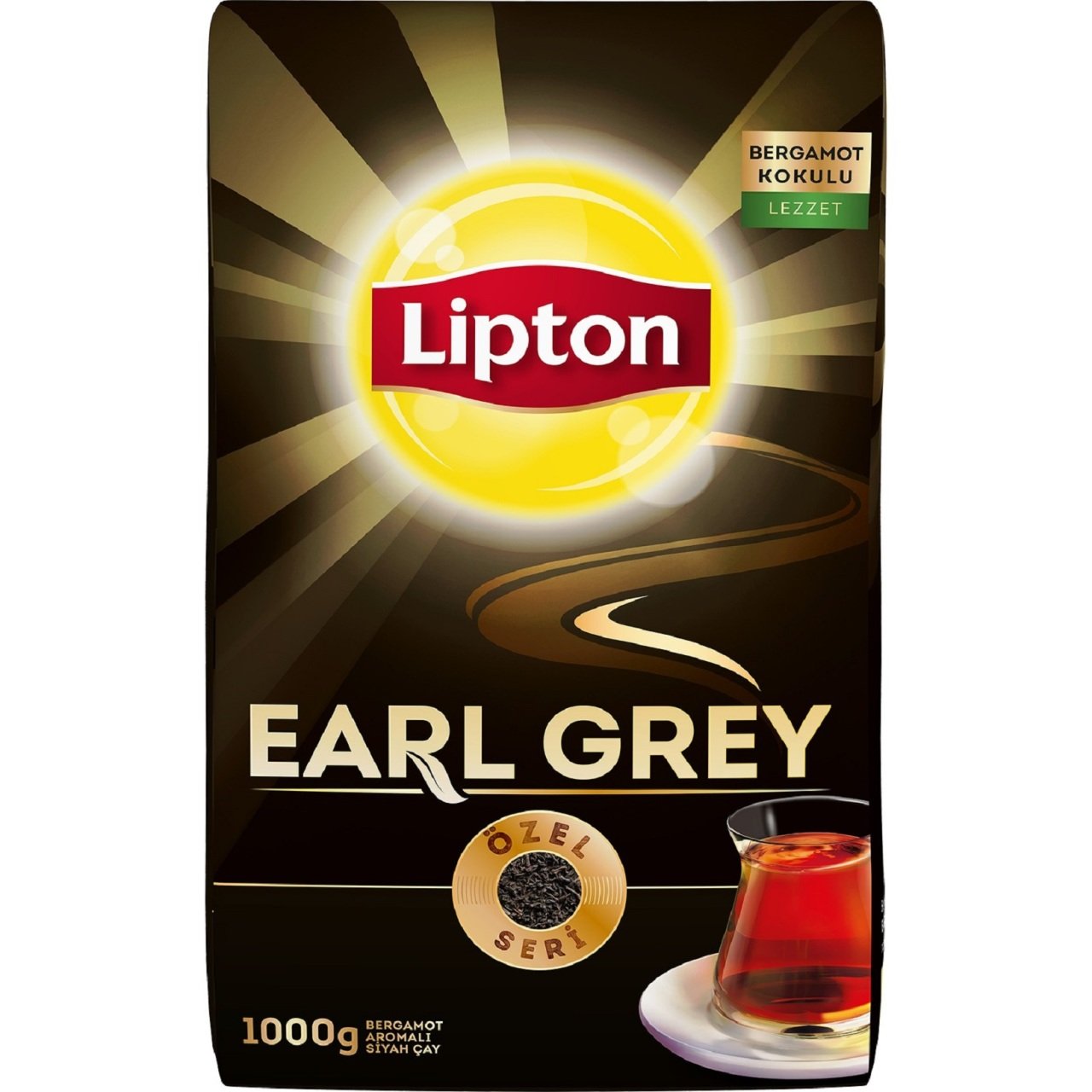 LİPTON  EARLGREY 1KG BERGAMOT AROMALI 1*9