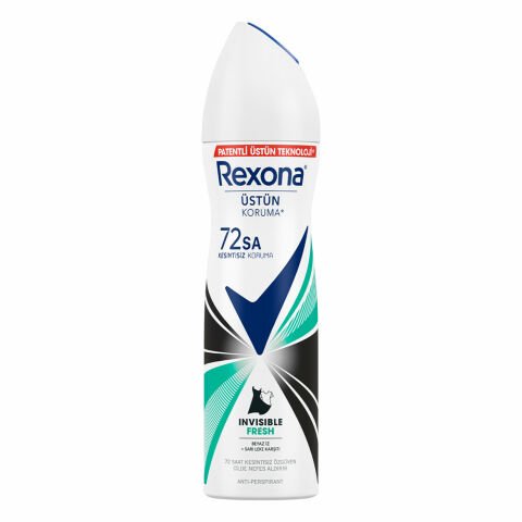 REXONA DEO WOMEN 150ML INVISIBLE FRESH 72SA 1*24