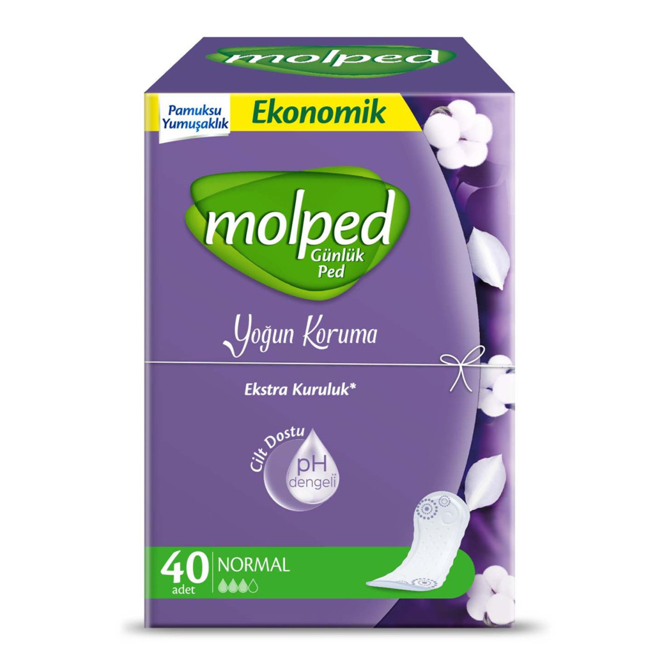 MOLPED GÜNLÜK YOĞUN KORUMA 40LI EKO 1*16