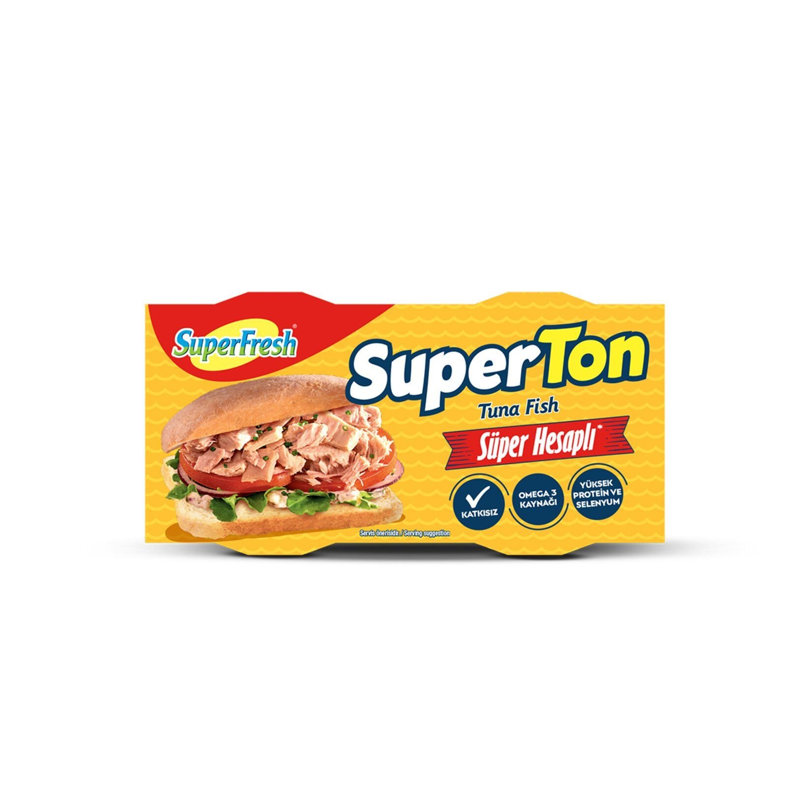 SÜPERFRESH SÜPERTON 135GR*2Lİ PAKET 1*12