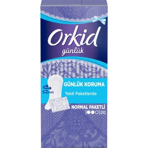 ORKİD GÜNLÜK 1NORMAL 20Lİ TEKLİ PAK. 1*6