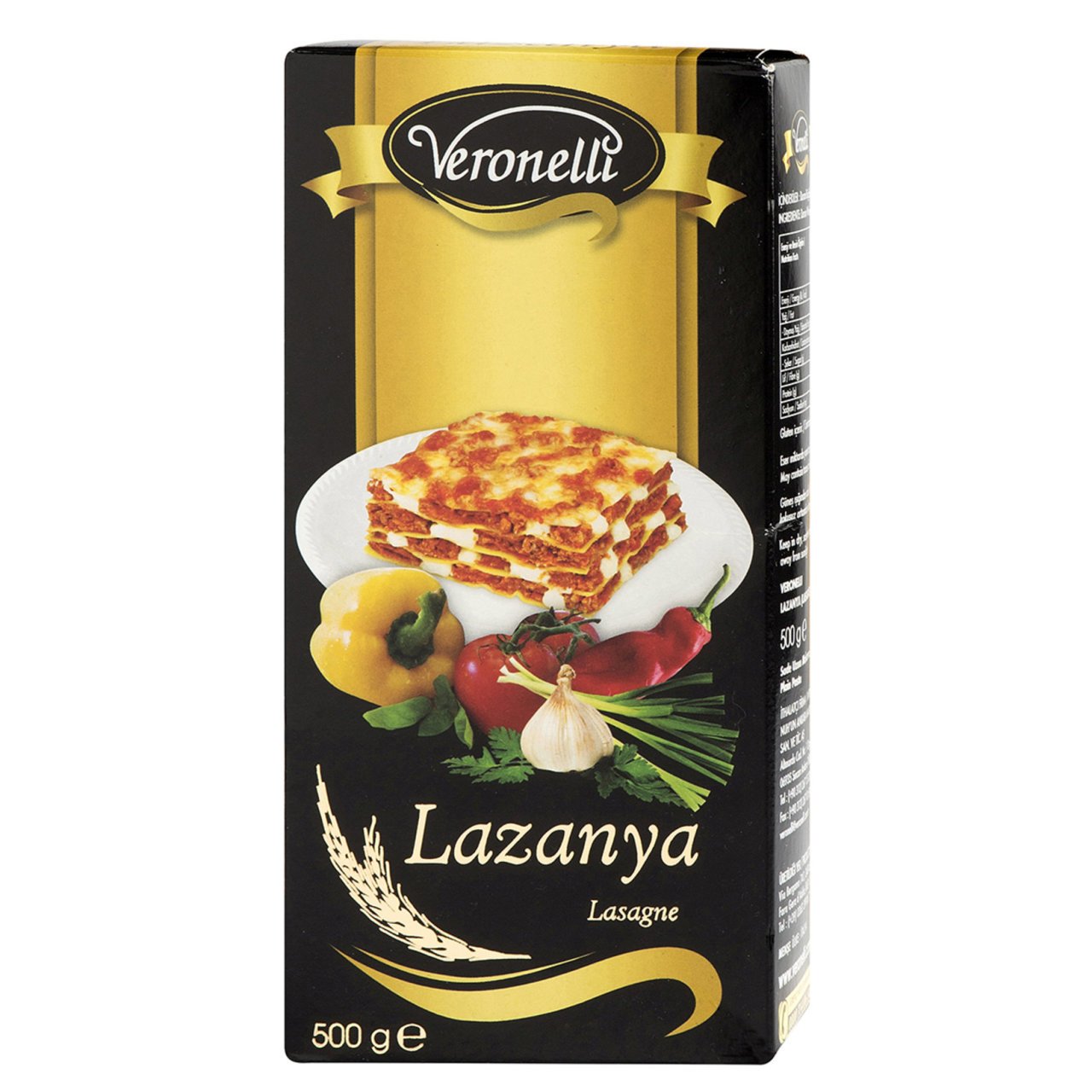 VERONELLİ LAZANYA MAKARNA 500GR 1*14