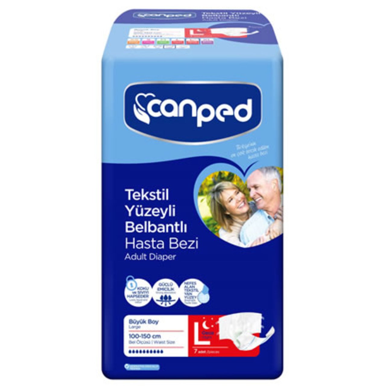 CANPED HASTA BEZİ BB TEKSTİL GECE BÜYÜK 7'Lİ BELBANTLI 1*6