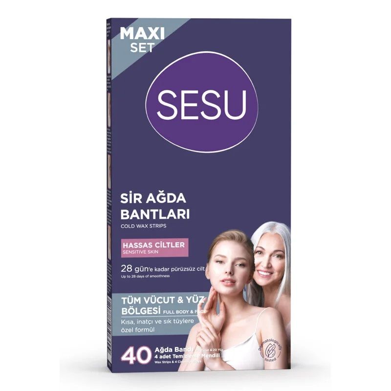 SESU AĞDA BANTI SET 40'LI MAXİ HASSAS CİLTLER 1*6*8