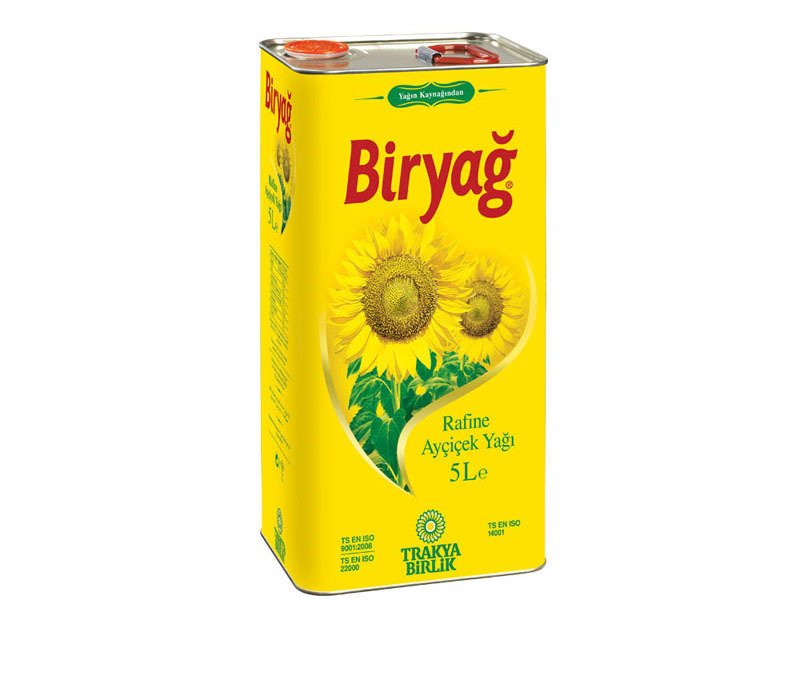 BİRYAĞ 5LT AYÇİÇEK YAĞI TNK 1*4