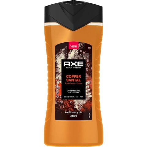 AXE DUŞ JELİ 300ML PREMİUM 3İN1 COPPER SANTAL 1*12