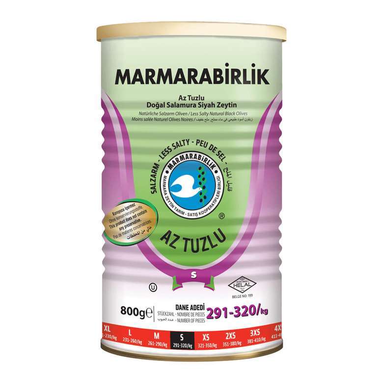 MARMARA BİRLİK AZ TUZLU HUSUSİ 800GR TNK (291-320) 1*6