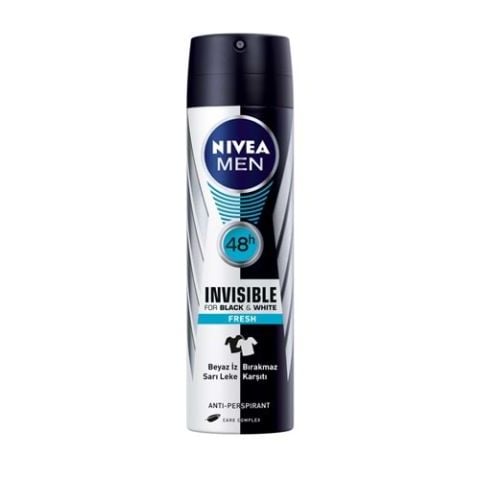 NIVEA .DEO.ERK INV.B&W FRESH 150ML 85974 1*30